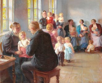 Anna Ancher. En vaccination. 1899