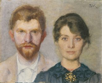 Dobbeltportræt af Marie og P.S. Krøyer